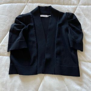 Calvin Klein short sleeve cropped cardigan